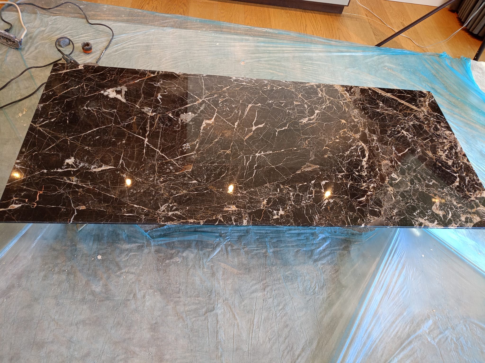İzmir mermer silim - Nero Marquina